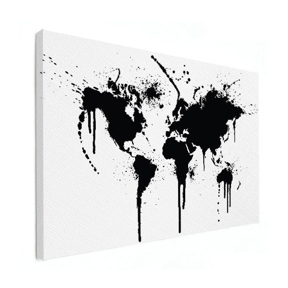 wereldkaart grafisch