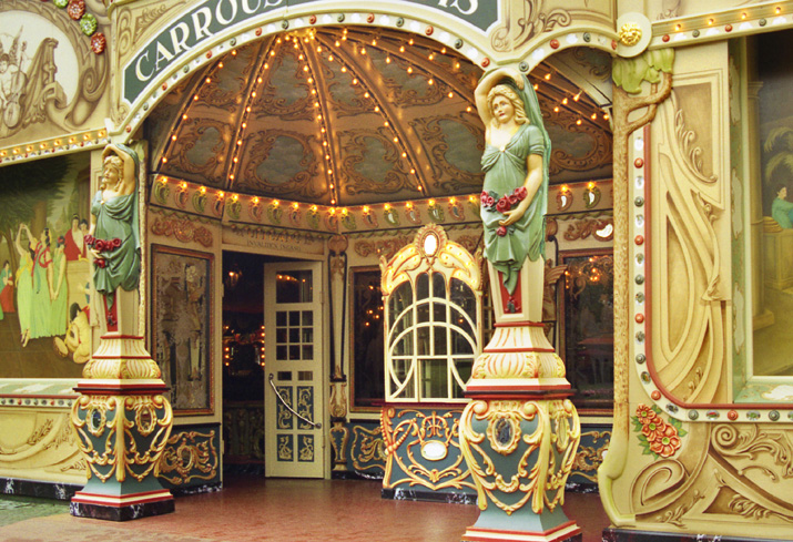 Geschiedenis van de efteling - stoomcarrousel