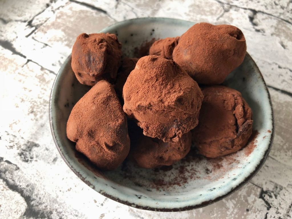 zelf slagroomtruffels maken