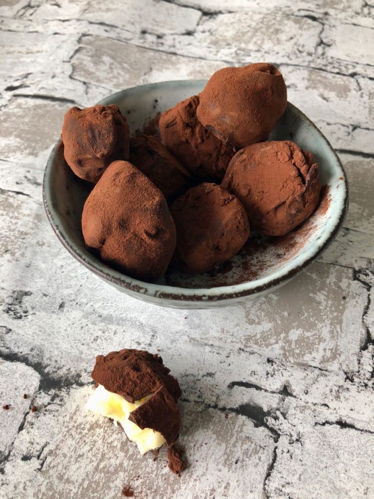 zelf slagroomtruffels maken