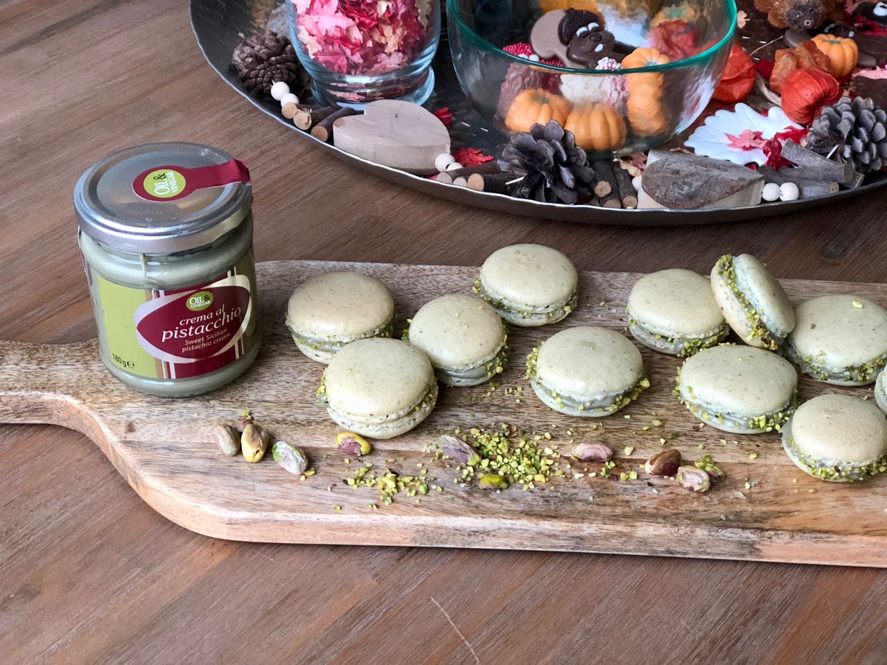 Pistache macarons