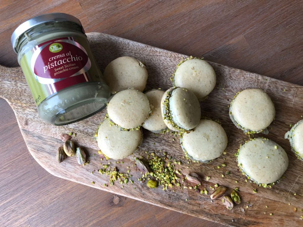 Pistache macarons