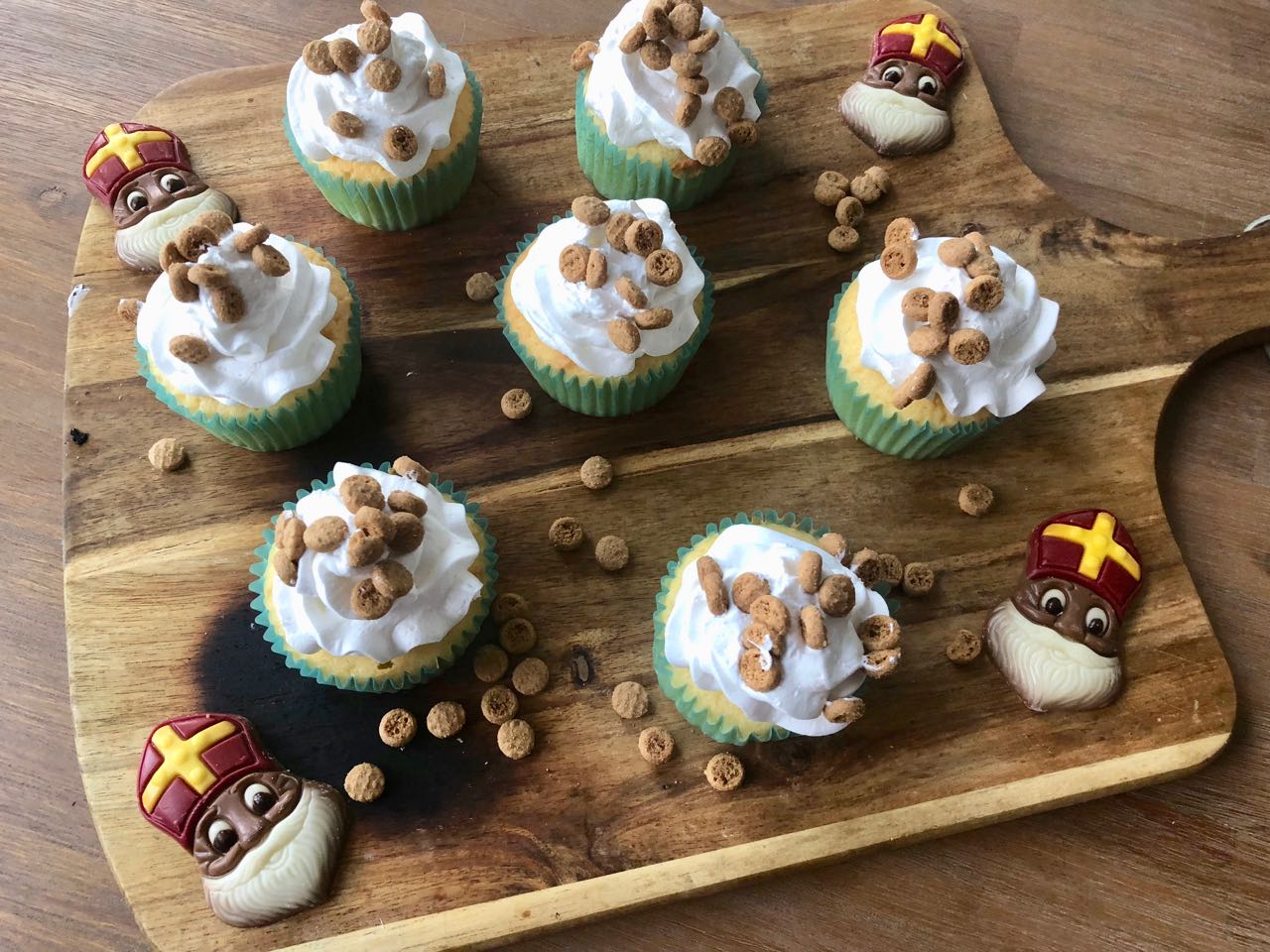Gevulde speculaascupcakes