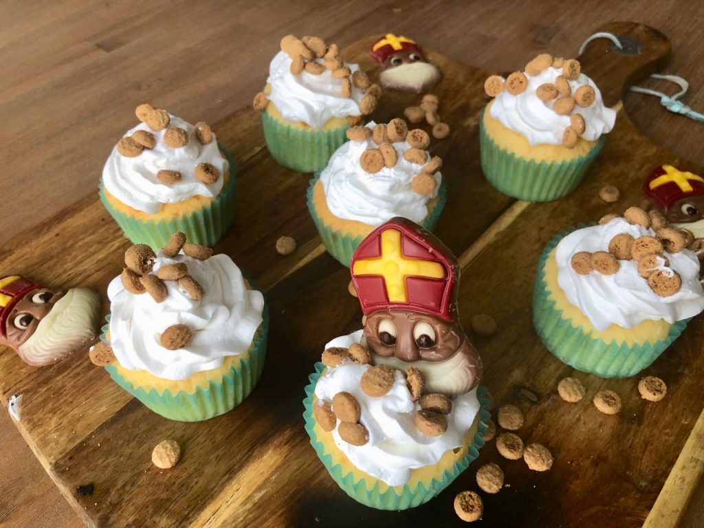 Gevulde speculaascupcakes