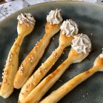 Eetbare amuselepel met truffelcreme
