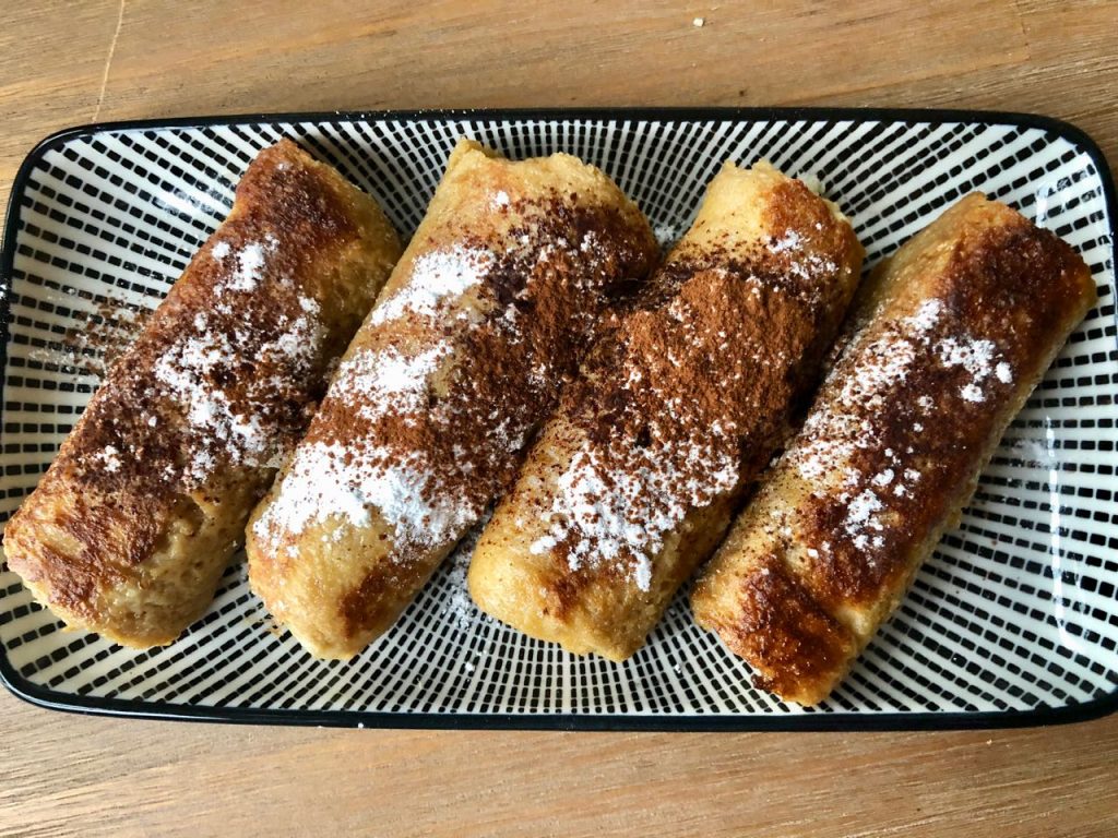 Tiramisu wentelteefrolletjes