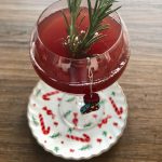 Lapsang mocktail met granaatappe