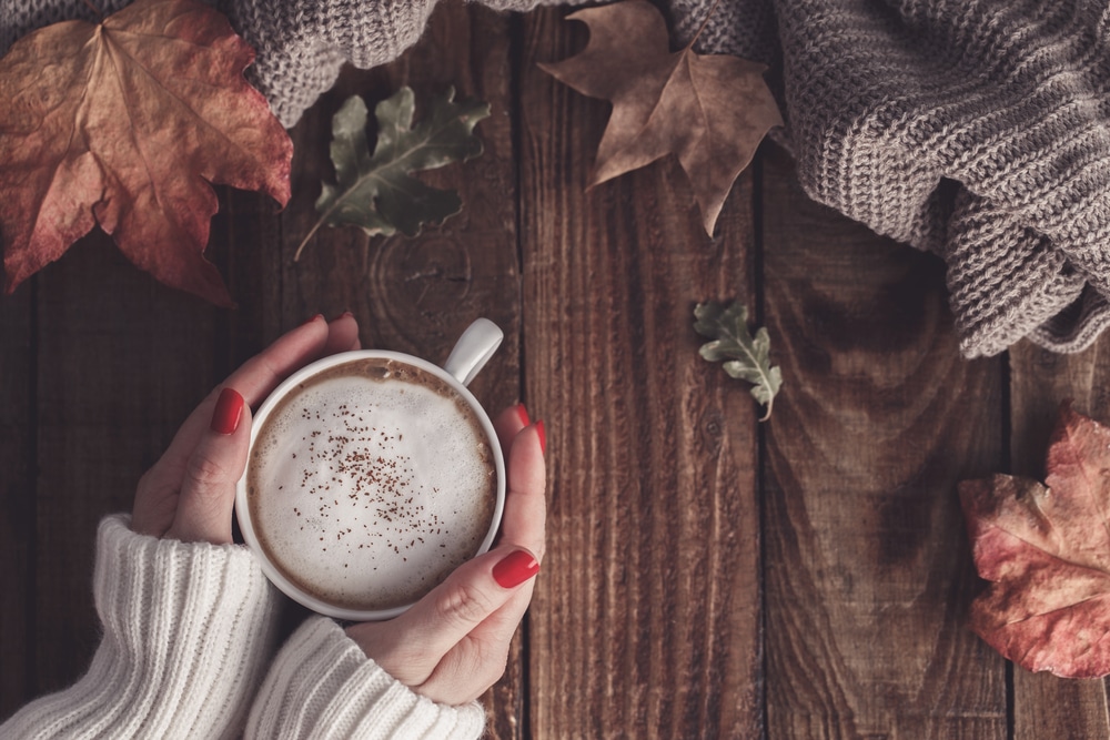 gezond gelukkig cappuccino