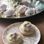 Mokka meringue nestjes