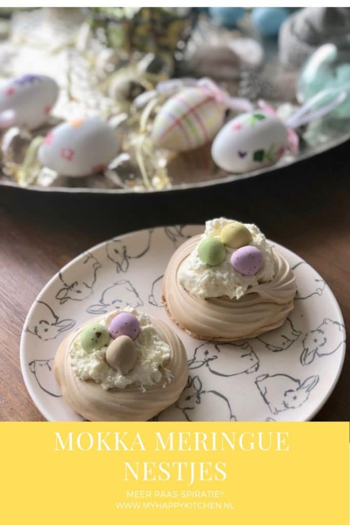 mokka meringue nestjes