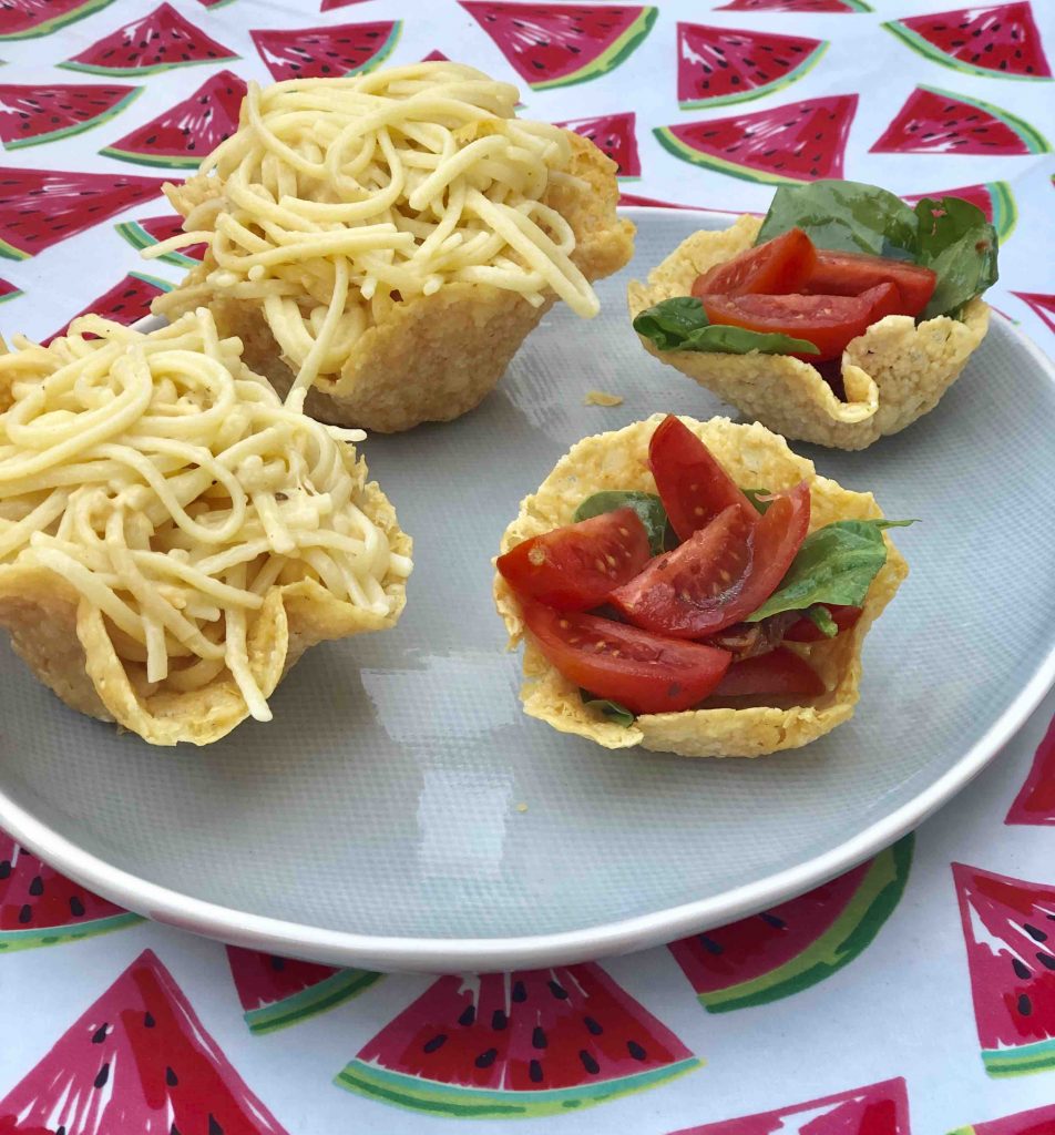 Bakjes van Parmezaanse kaas