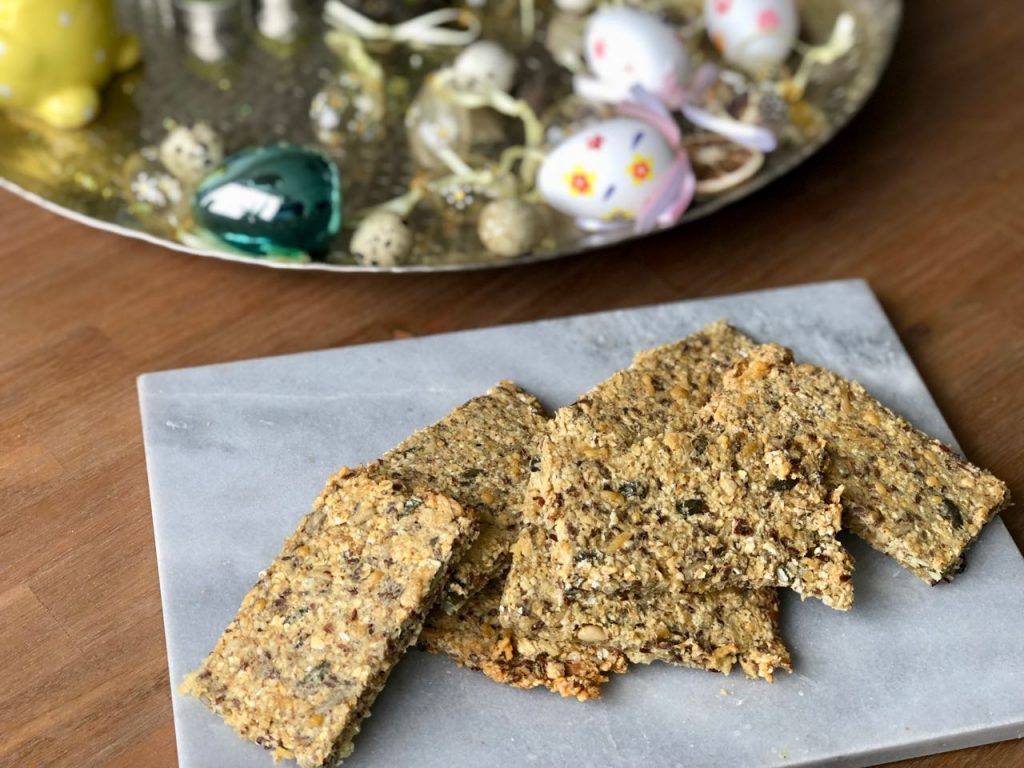 gezonde crackers met pitten en zaden