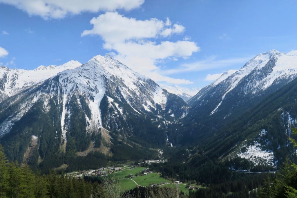 autoroutes in Salzburgerland en Tirol - gerlospas