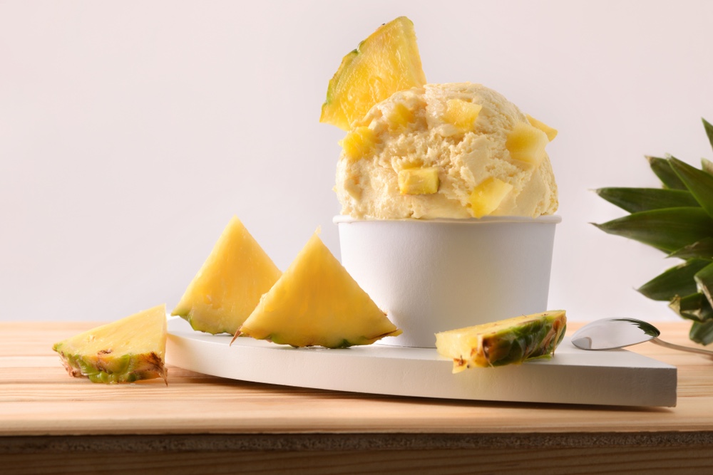 pina colada ijs met ananas