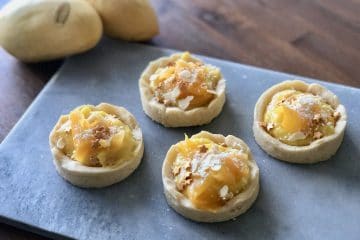 tartelettes met mango en kokos