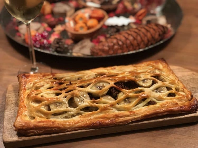 Hartige strudel met zuurkool