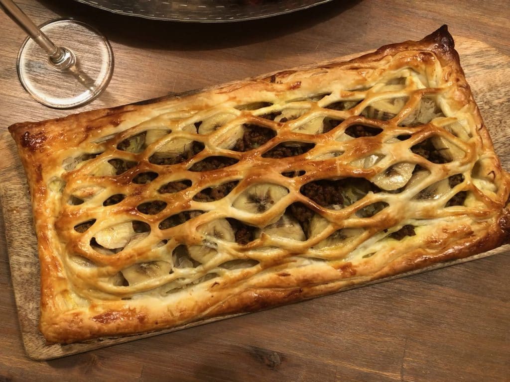 Hartige strudel met zuurkool