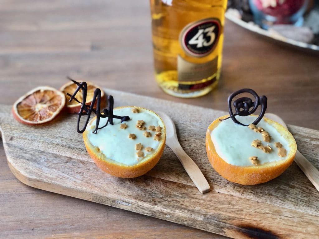 Semifreddo van sinaasappel