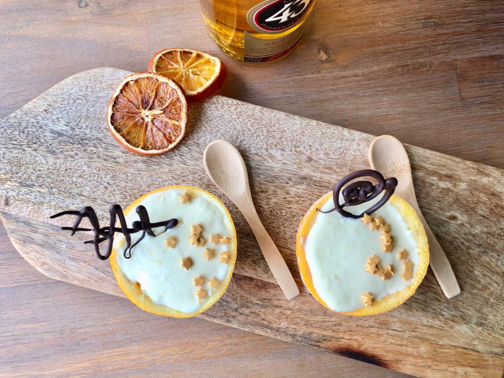 Semifreddo van sinaasappel