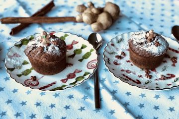 Gingerbread lavacake