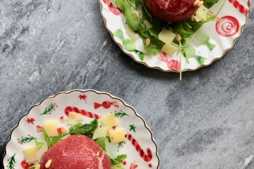 Carpaccio bonbon met truffelcrème