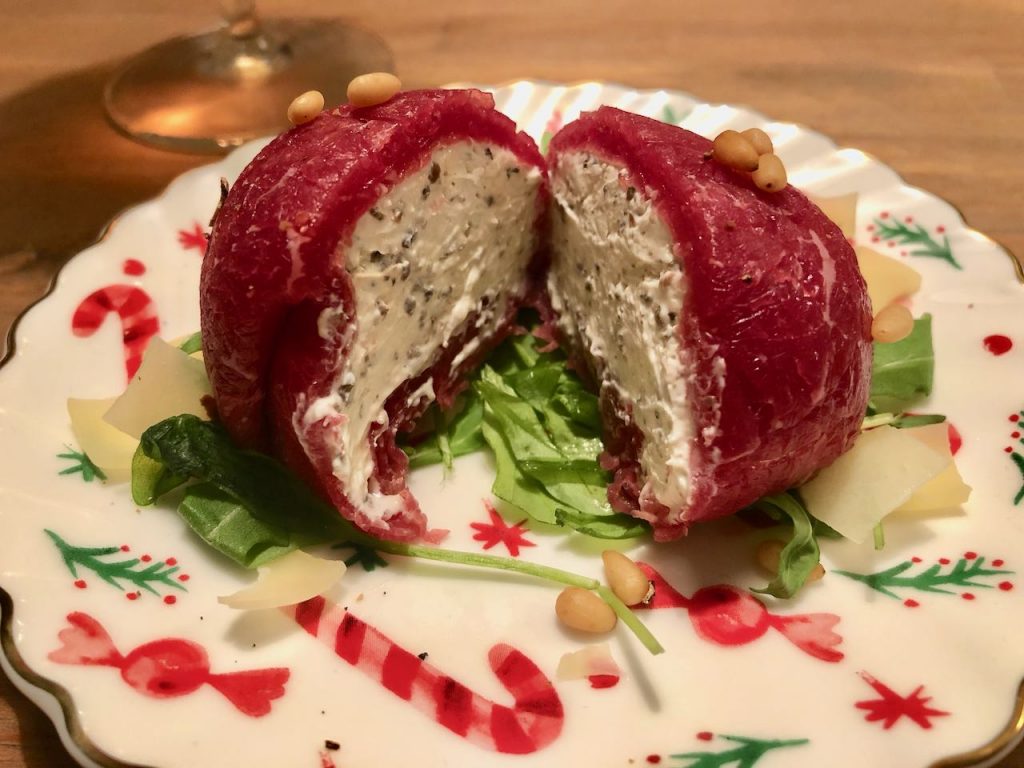 carpaccio bonbon met truffelcreme