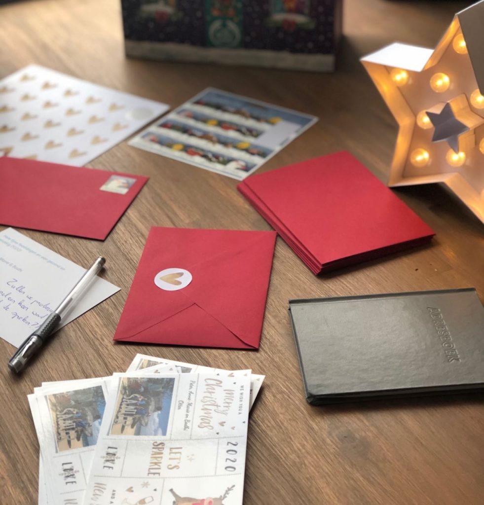 kerstkaarten schrijven