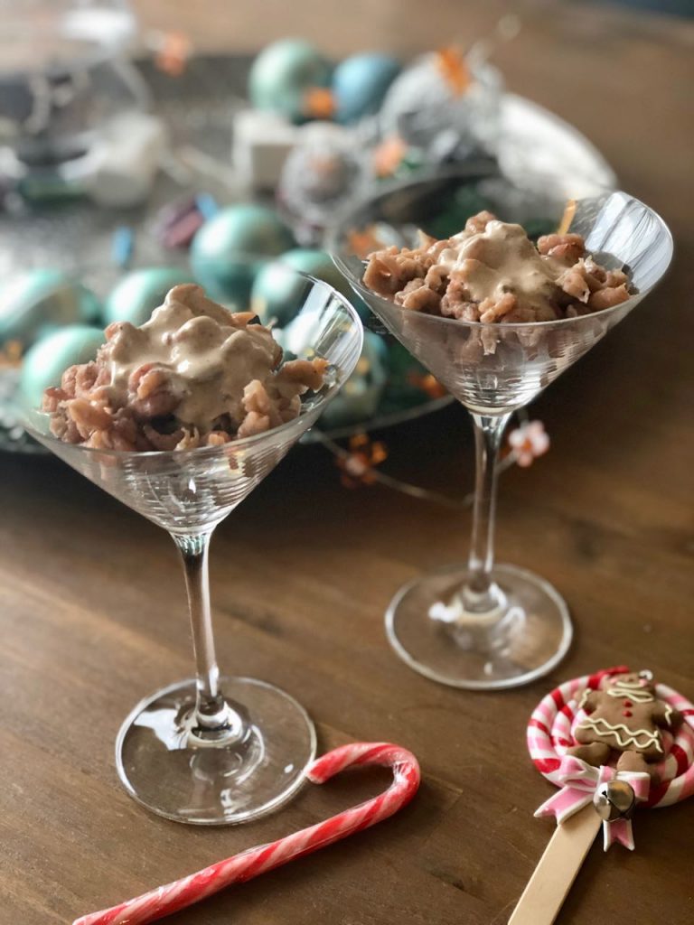 garnalencocktail met whiskysaus