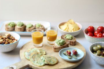 Vegetarische borrelplank