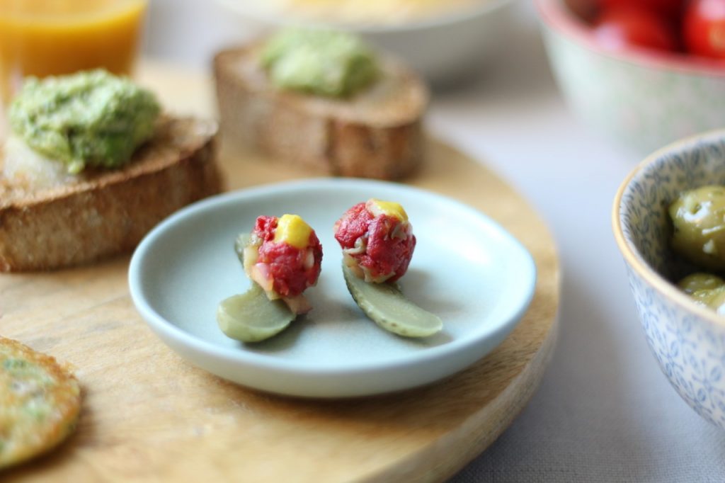 Vegetarische borrelplank