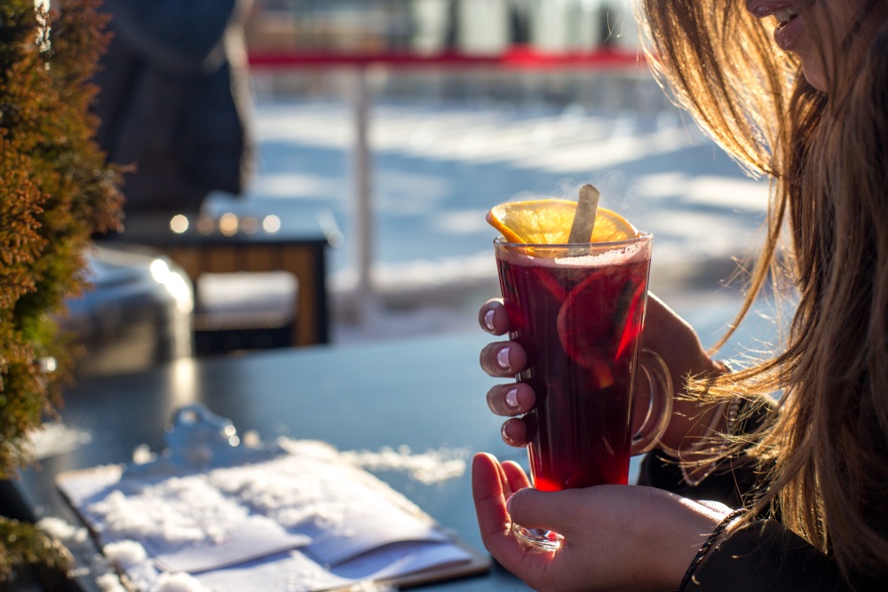 winterbarbecue gluhwein
