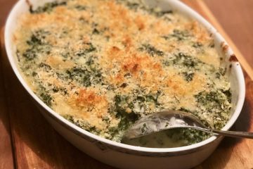 Boerenkoolgratin met kaas