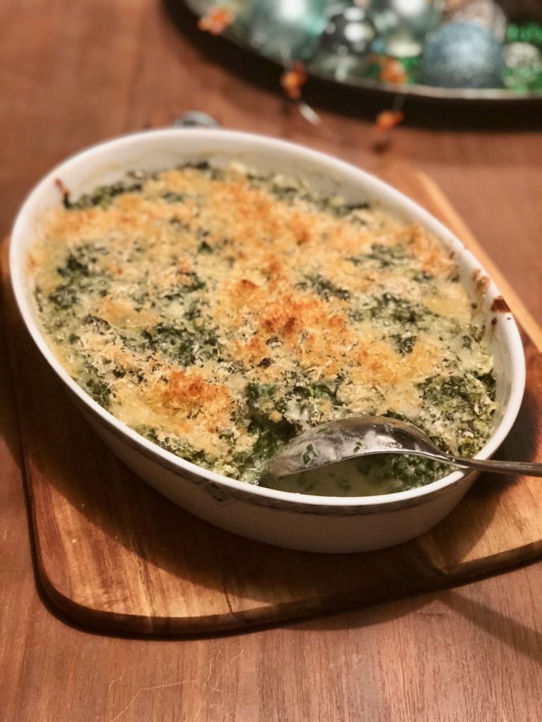 Boerenkoolgratin met kaas