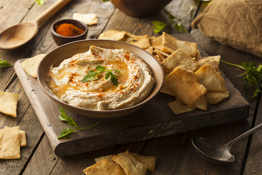 trends in eten en drinken - de jaren 10 hummus