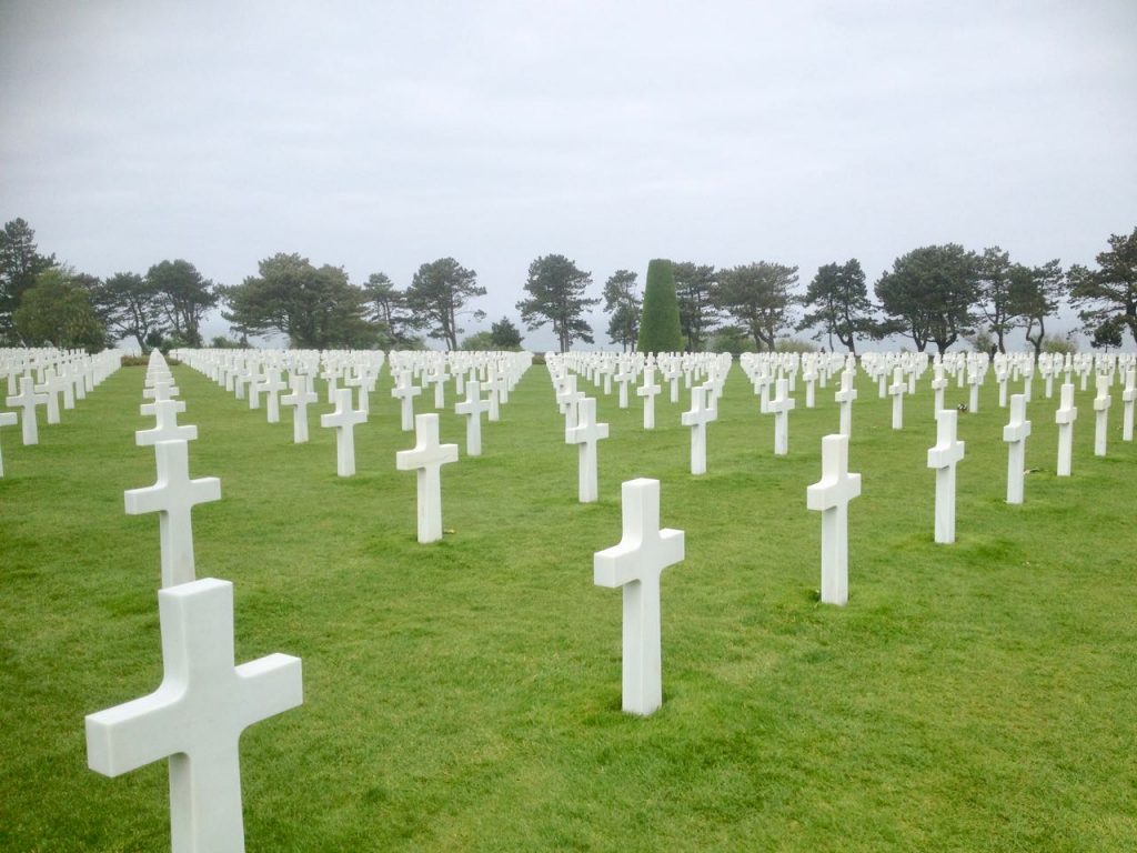Amerikaanse begraafplaats Normandië