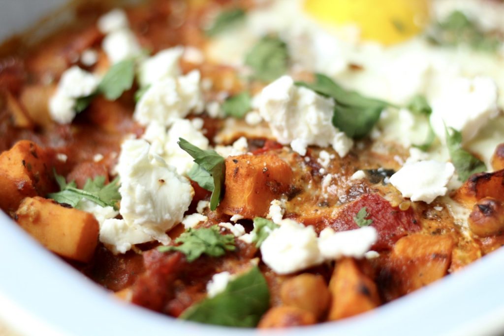 shakshuka met kikkererwten
