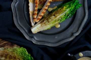 Grilled Caesar salad