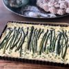 Quiche met groene aspergepunten en feta