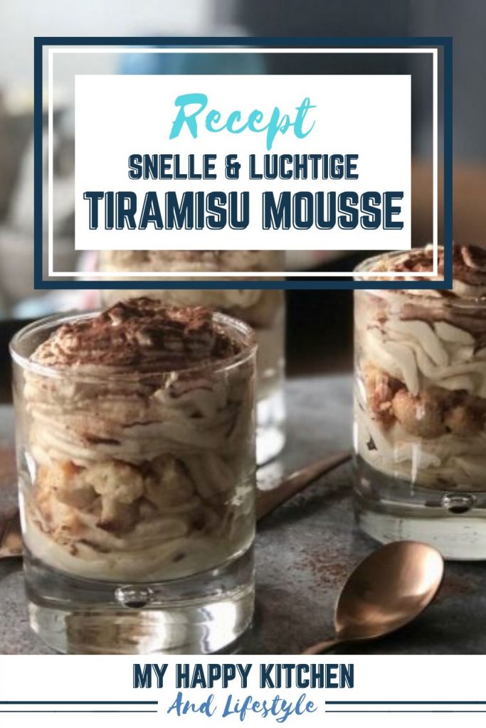 Pinterest pin tiramisu mousse