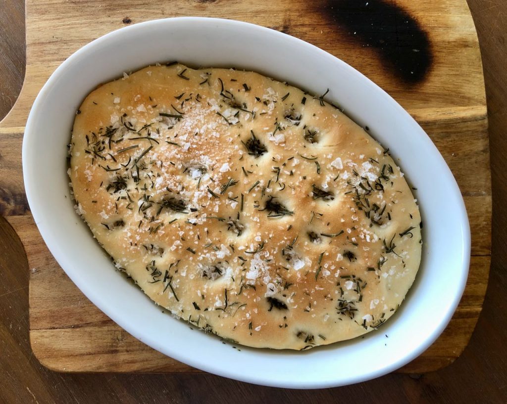 focaccia rozemarijn zeezout