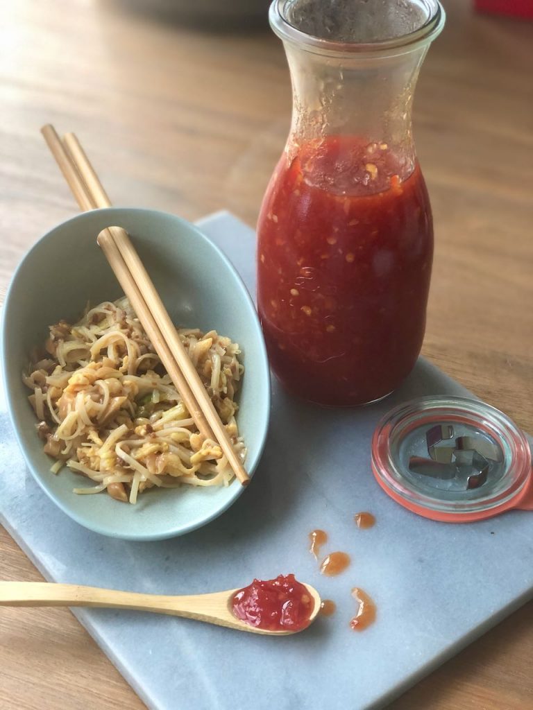 zoete chilisaus maken