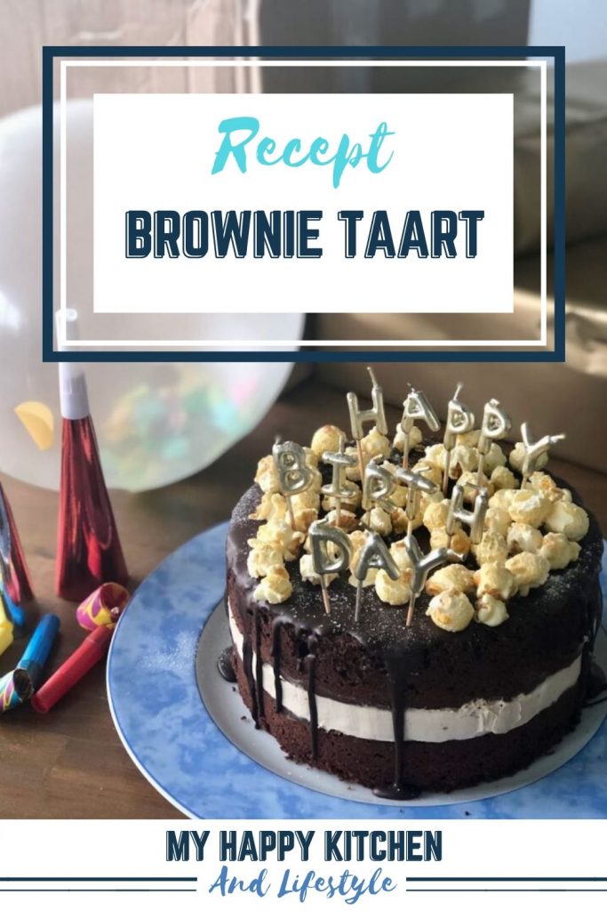 Pinterest Pin brownietaart