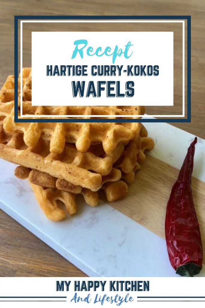 Pinterest pin curry kokos wafels