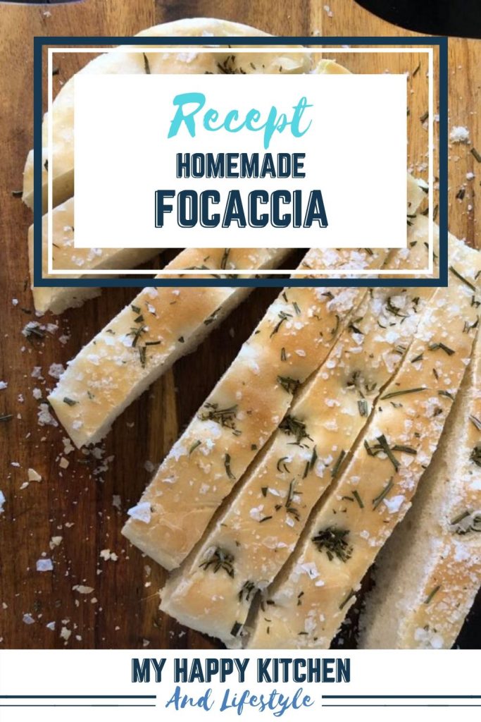 Pinterest pin focaccia