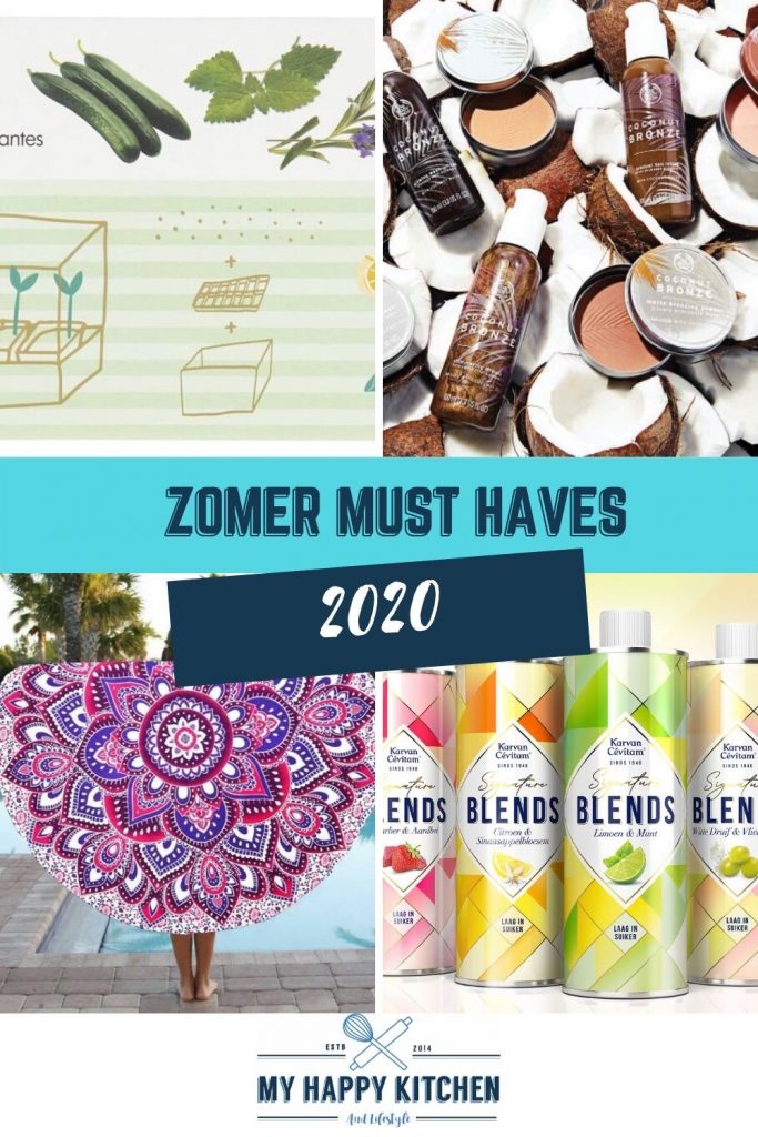 Pinterest pin zomer must haves