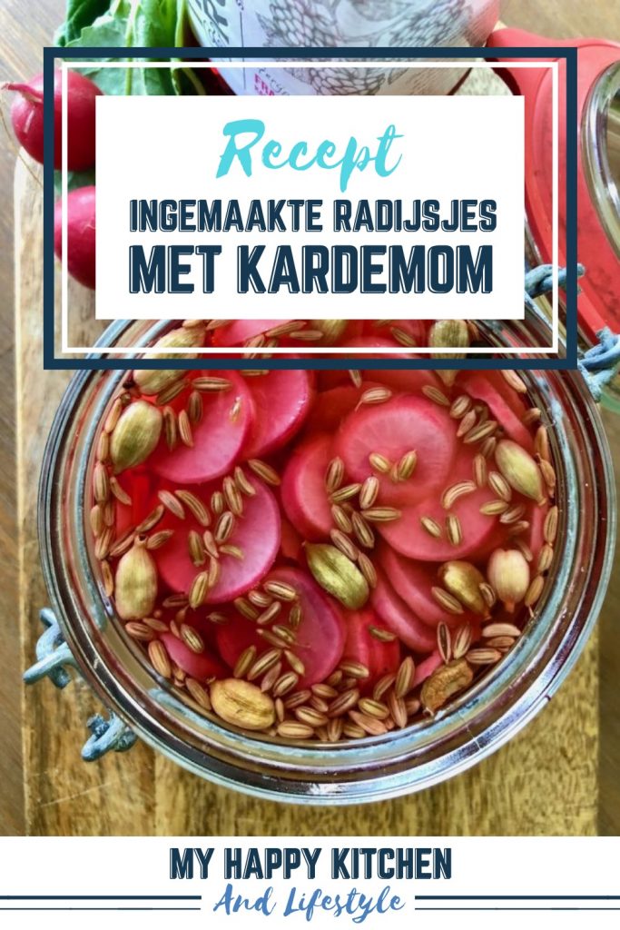 ingemaakte radijsjes met kardemom
