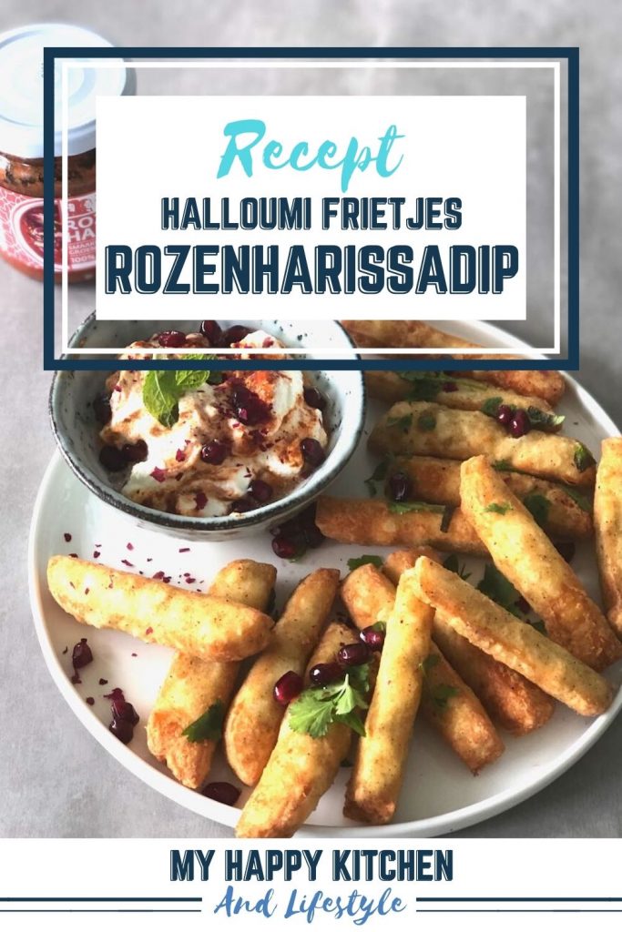 Pinterest pin halloumi frietjes