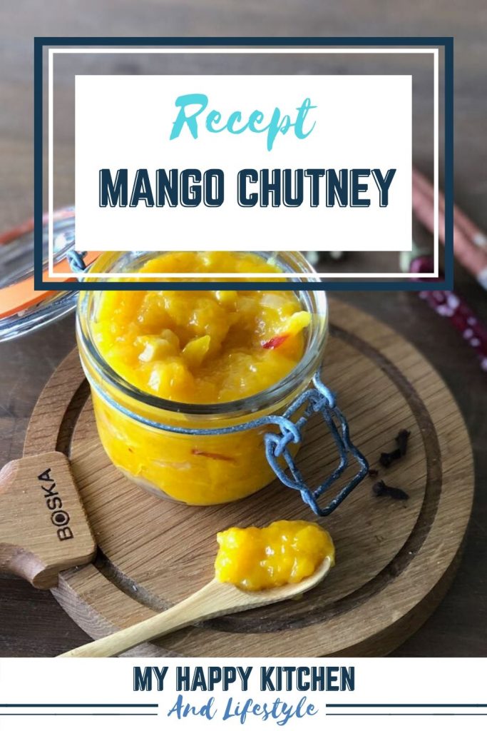 Pinterest pin mango chutney