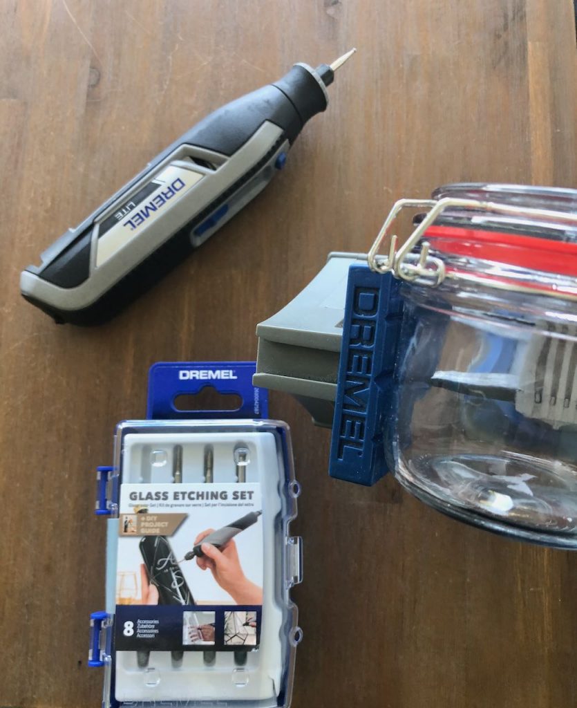 glas graveren met de Dremel Lite