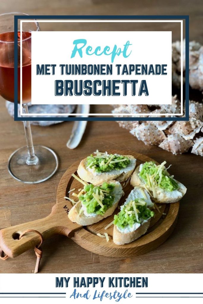 Pinterest pin bruschetta
